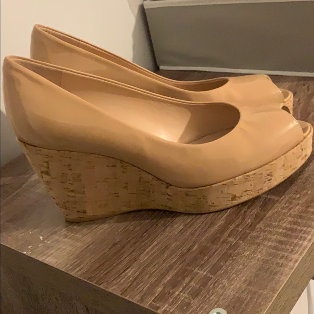 Stuart wietzman platform open toe heels